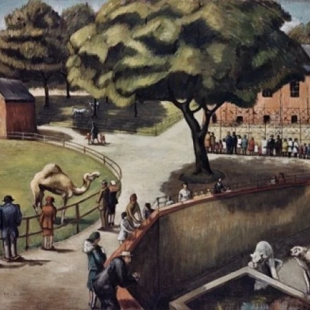 Zoo by Molly Luce  born 1896 Poster Print (18 x 24)