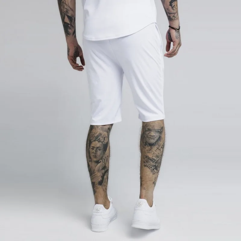 New Summer Sik Silk men short gyms slim fit Bodybuilding fashion Joggers sweatpants men Fitness shorts Sportswear New Summer Sik Silk men short gyms slim fit Bodybuilding fashion Joggers sweatpants men Fitness shorts Sportswear