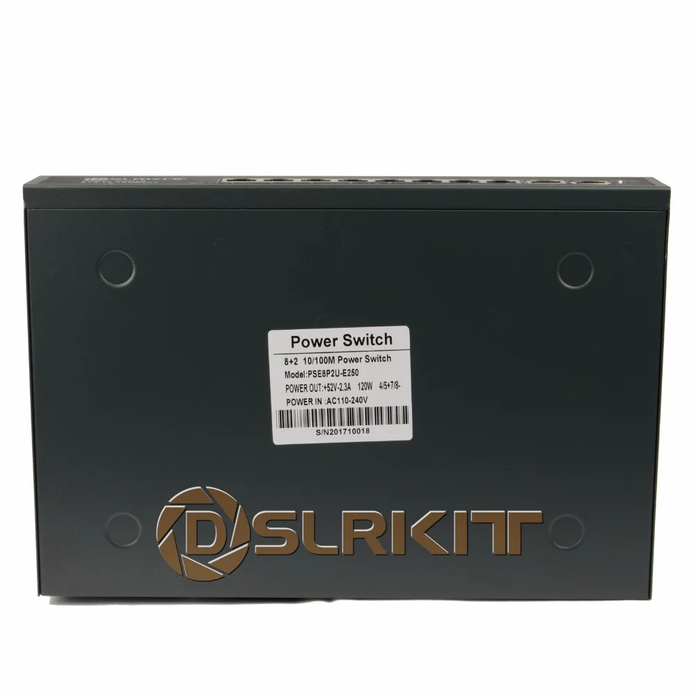 DSLRKIT 250M 10 портов 8 встроенных портов|8 poe switch|8 poepoe switch port |