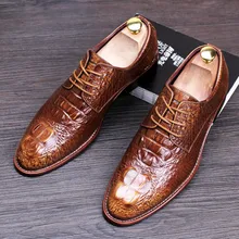 Tidog Korean men shoes casual shoes slip-on tide men’s fashion leather wedding derby shoes