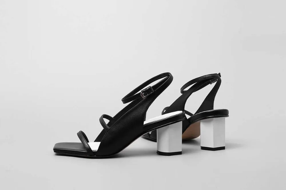 Krazing pot/Лидер продаж; женские туфли из натуральной кожи с открытым носком; женские туфли на высоком каблуке с круглым носком; офисные женские роскошные сандалии-гладиаторы в европейском стиле; L67