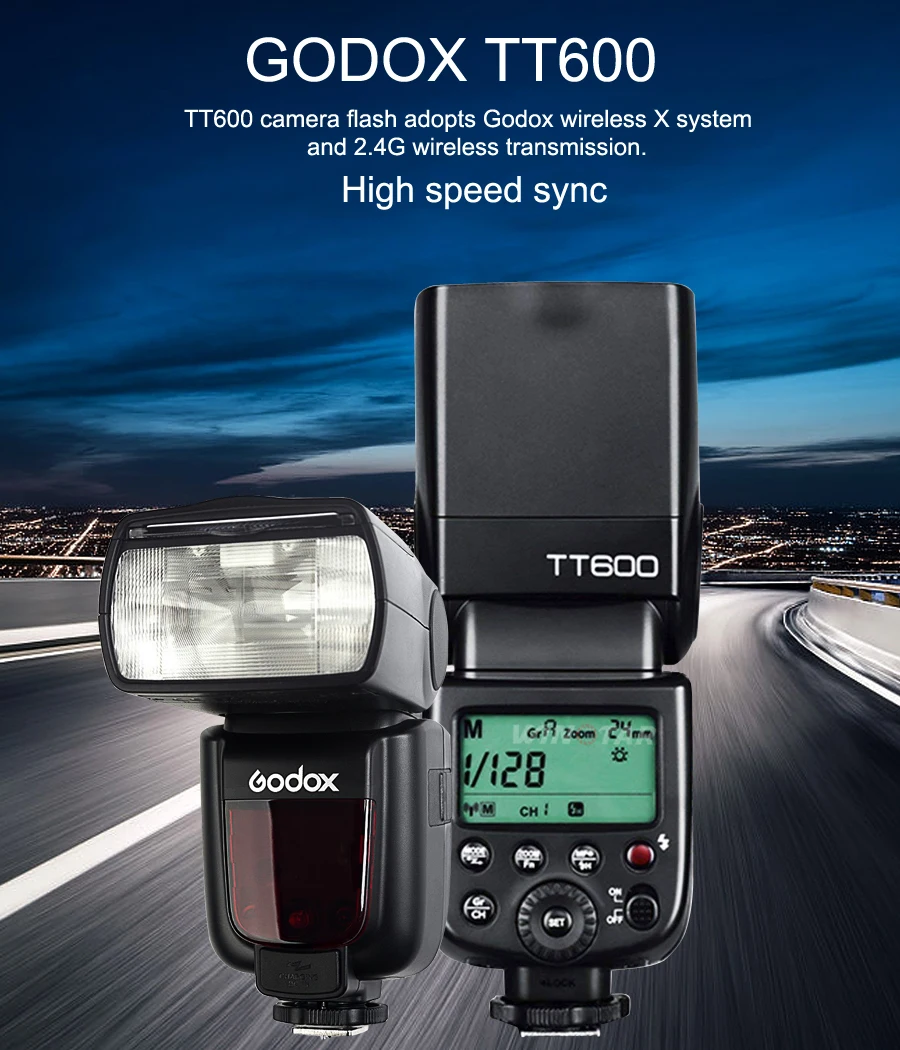 Godox TT600 2,4G Беспроводная вспышка GN60 Master/Slave camera Speedlite для Canon Nikon sony Pentax Olympus Fujifilm samsung Sigma