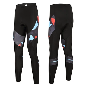 

FUALRNY 2017 new Men Padded Cycling Long Bicycle Bib Pants 9D Gel Pad Bike Tights Mtb Ropa Pantalon Ciclismo Invierno