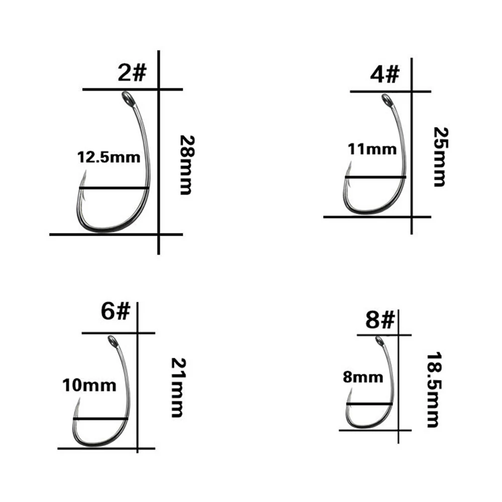 20 шт. рыболовные крючки кривошипный крючок колючие рыболовные крючки рыбы Крючки из высокоуглеродистой стали колючий рыболовный крючок Карп барбель Тенч грубая