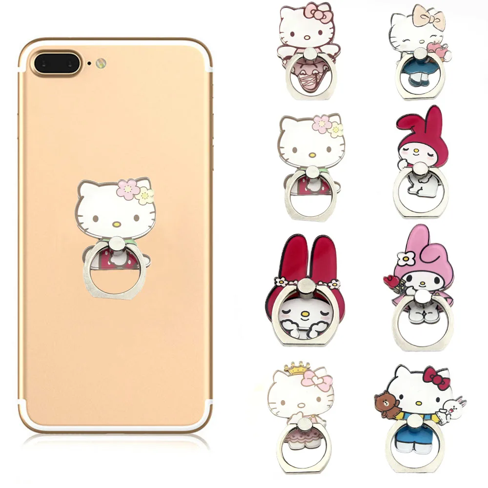 

Universal Mobile Phone Stand Holder Cute Cartoon Hello Kitty Bracket Mount For Iphone X 7 8 Plus Xiaomi Redmi 4X Tablet Support