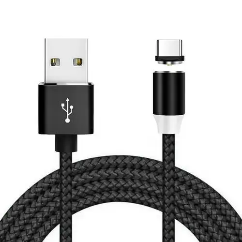 Typec Random Магнитное зарядное устройство Micro USB кабель для iphoneexiaomi huawei Android мобильный телефон Быстрая зарядка магнит Microusb кабель для передачи данных провод - Цвет: Typec Random