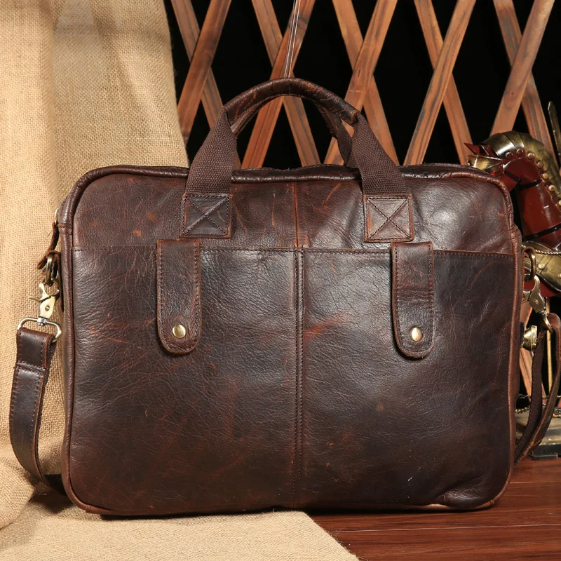 

REGEM men bags casual fashion business Briefcase really leather European and American style