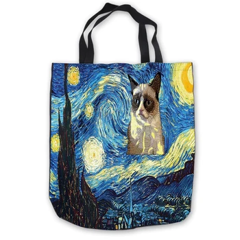 

Custom Canvas painting ToteBags Hand Bags Shopping Bag Casual Beach HandBags Casual 180713-03-52
