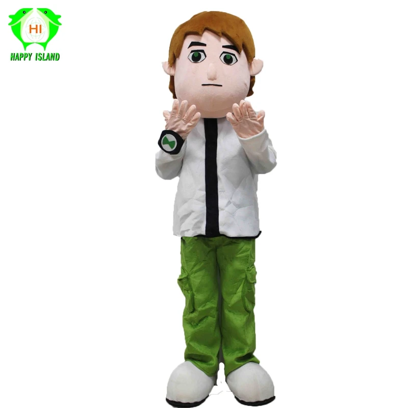 Ben10 талисмана тупой мальчик костюм для взрослых Размеры Хеллоуин Костюмы косплея