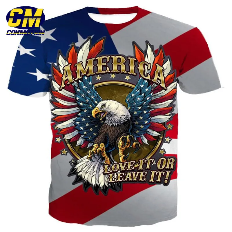 

Flying Eagle USA Flag Neutral Short Sleeve T-Shirt EUR Size
