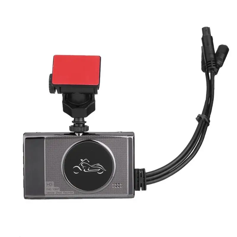 

3in Motorcycle DVR Camera Video Recorder G-sensor Front+ Rear View Dash Cam