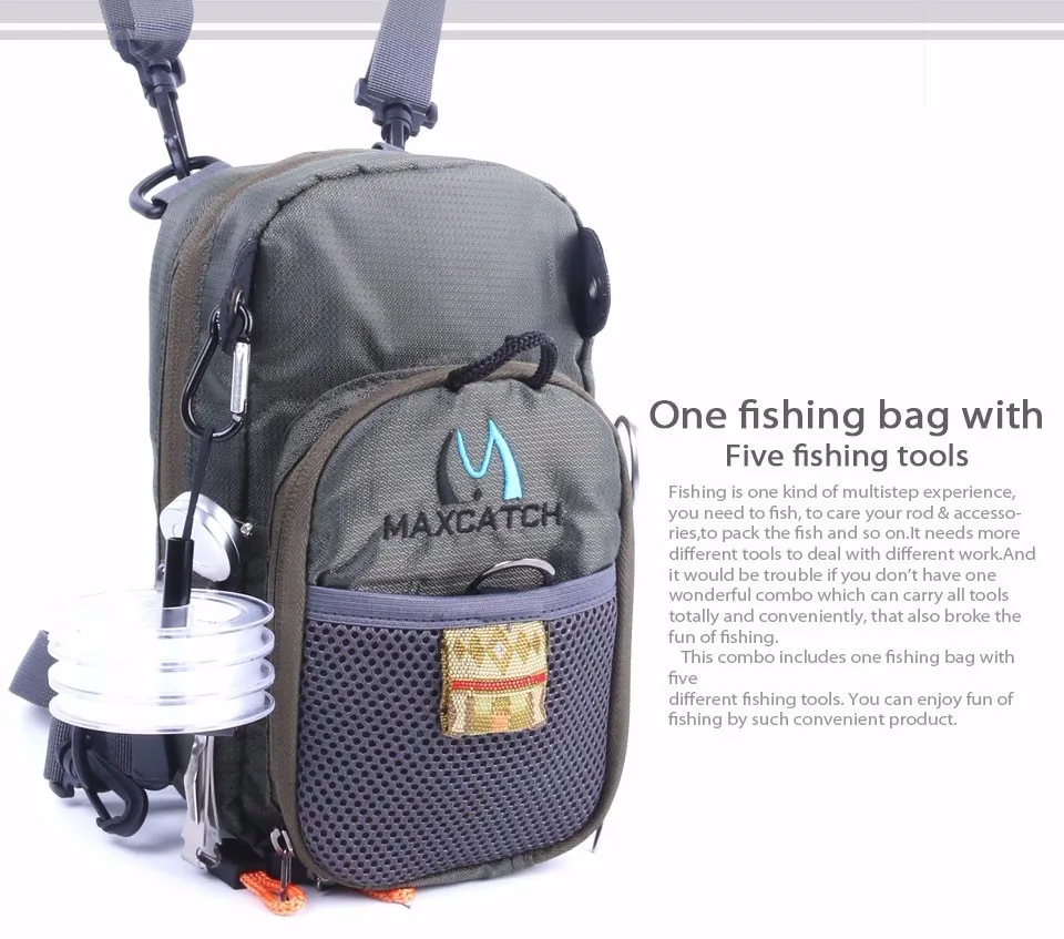 Fly Fishing Bag with Tools and Accessories for Anglers5