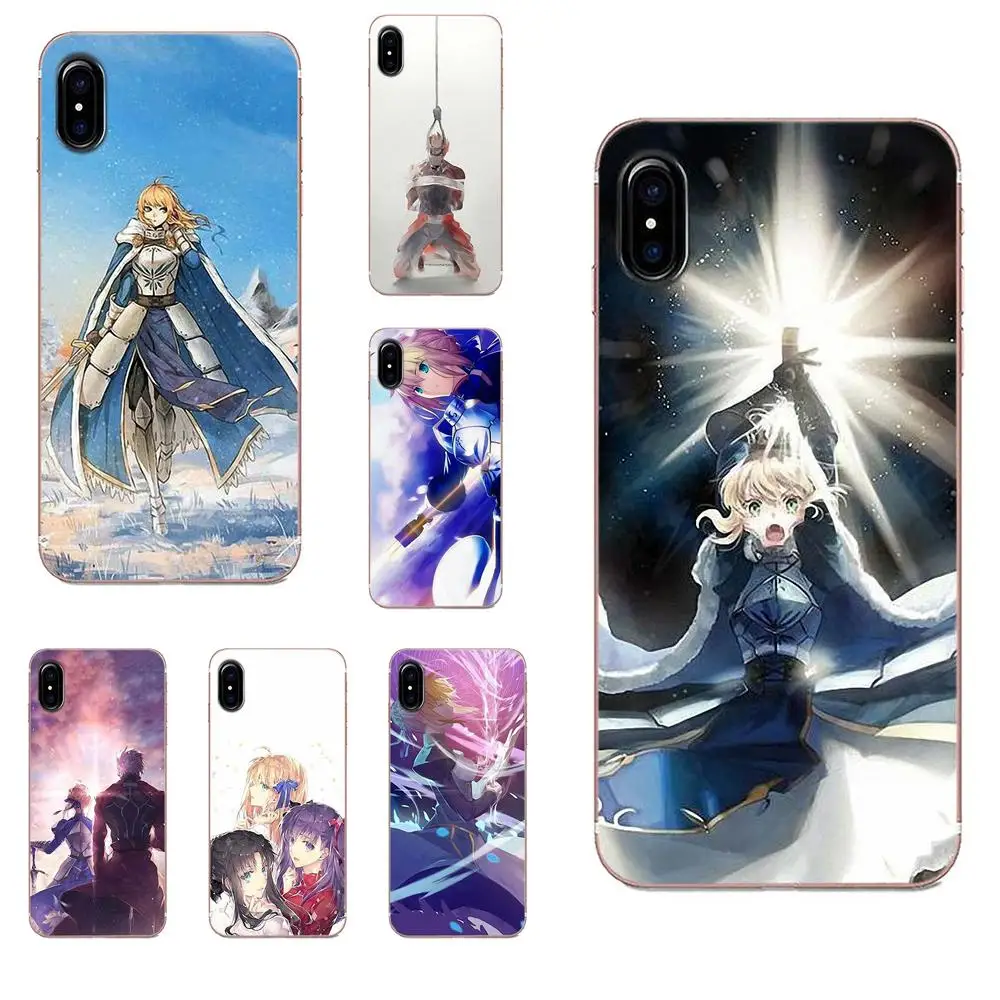 Anime Fate Stay Night Saber For Galaxy A3 A5 A7 On5 On7 2015 2016 2017 Grand Alpha G850 Core2 Prime S2 I9082 TPU Stylish Case | Мобильные