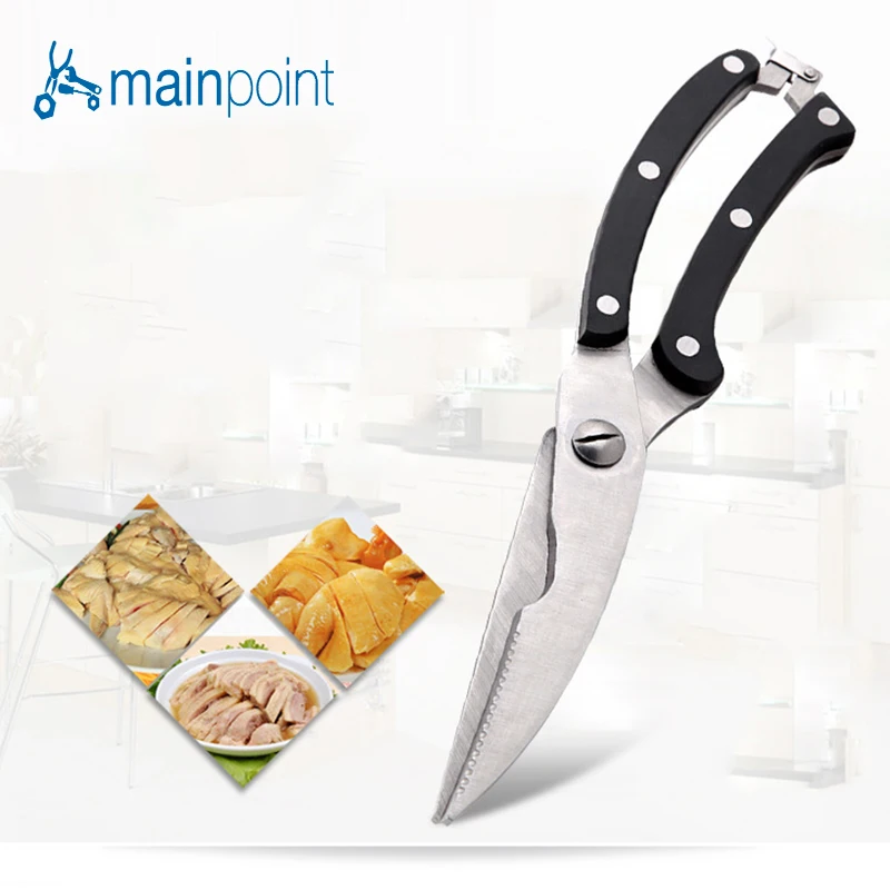 

Mainpoint Poultry Fish Chicken Bone Duck Scissors Stainless Steel Multifunctional Kitchen Gadget Shears Cutter Cook Hand Tools