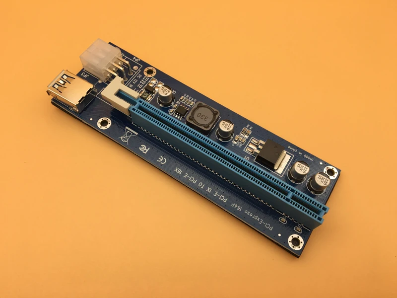 60 см наивысшего качества супер скорость PCI-E Express Powered Riser Card USB 3,0 удлинитель Кабель 1x до 16x PCI-E слот для BTC машины