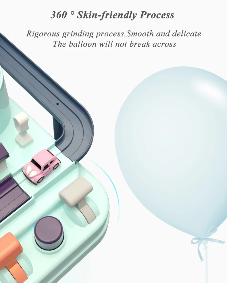 Menino e Menina Bebê Brilhante Educação Railcar Brinquedo Eco-friendly Aventura Pista Carro Macaron Cor Tabela Jogos Quebra-cabeça Brinquedos 9 Bebê brilhante educação railcar brinquedo eco friendly