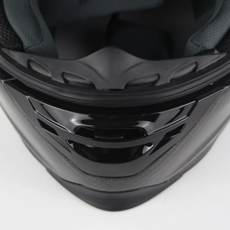 3 отверстия Системы Carbonfiber мотоциклетный шлем мотоцикл анфас шлемы Moto Casco