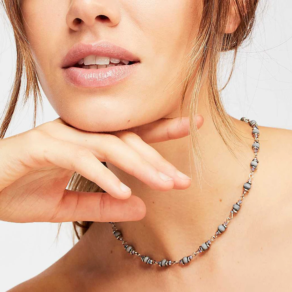 E-Manco деревянное ожерелье с бусинами для женщин роскошное богемное ожерелье с кристаллами четыре цвета Femme массивные модные украшения