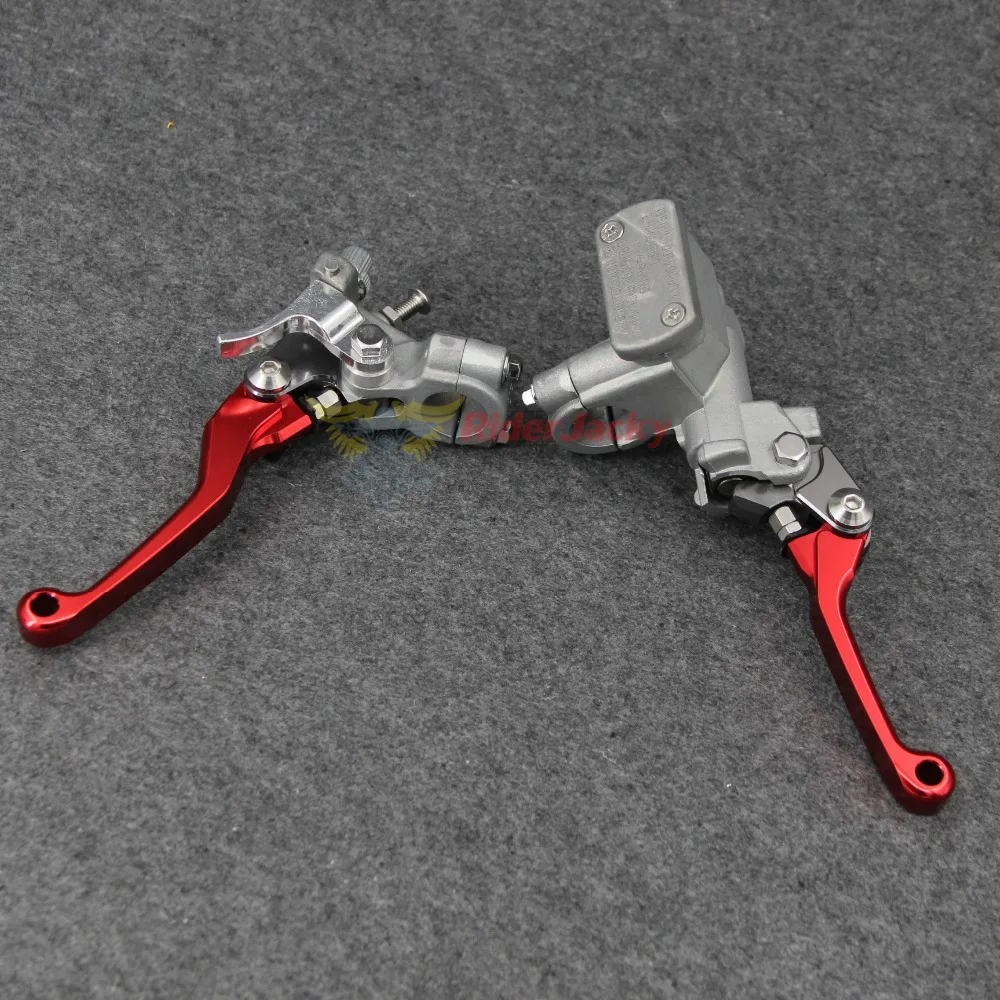 Для Honda CRF150R CRF250R CRF250X CRF450R/X Dirt Pit Bike Pitbike 22 мм мотоцикла тормозной рычаг сцепления Главный цилиндр резервуар