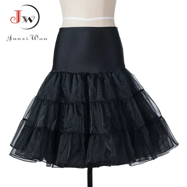 US $8.45 Tutu Skirt swing Rockabilly Petticoat Underskirt fluffy pettiskirt for Wedding Bridal Vintage 50s A
