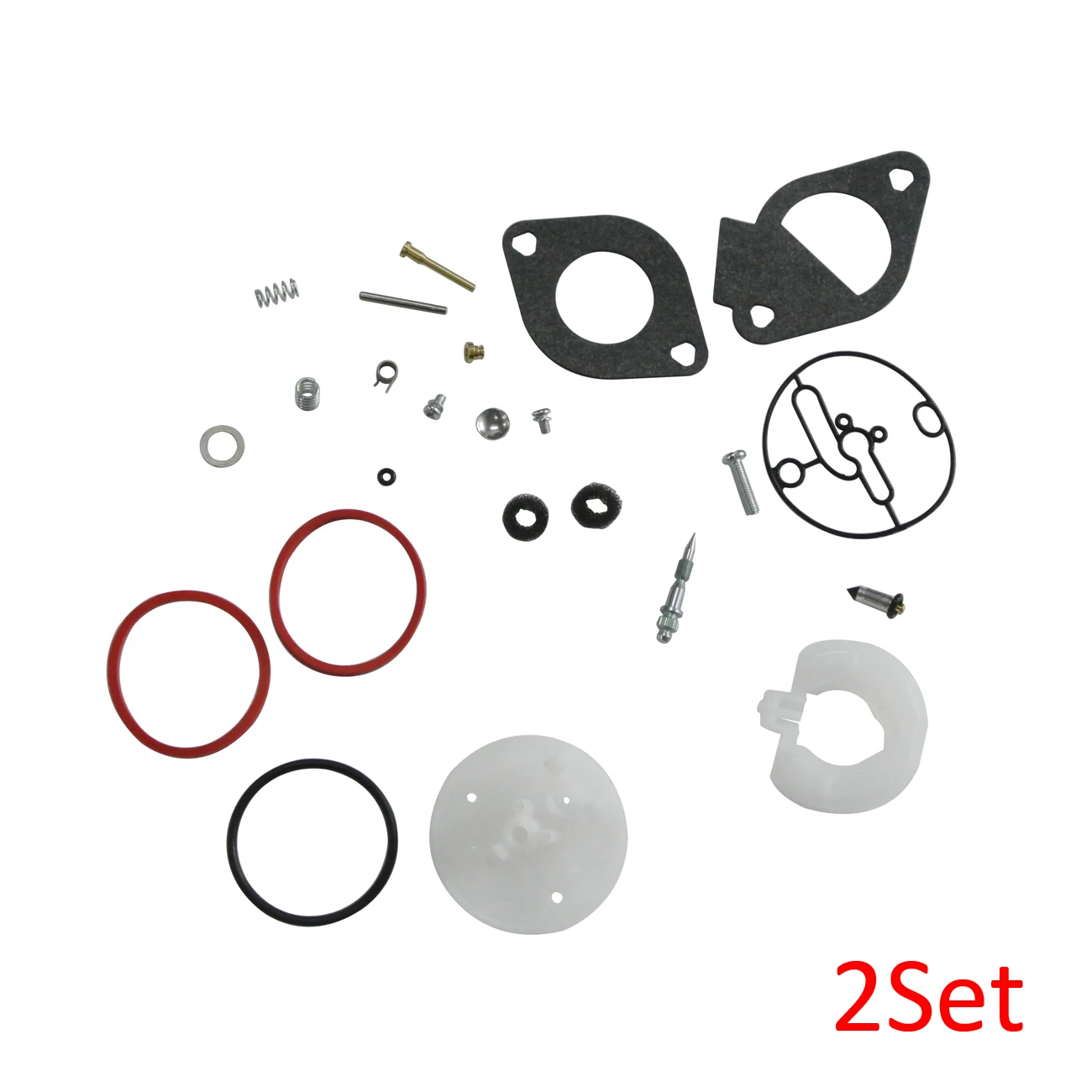 2Set Carb Rebuild Kit Fit Briggs & Stratton Master Overhaul Nikki Carbs