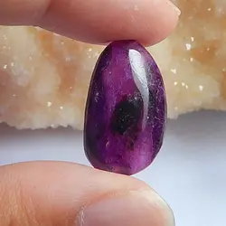 Натуральный камень фиолетовый камень драгоценный кабошон 21x12x2 мм 2.01 г полудрагоценный камень красоты Jewlery подарок на день рождения