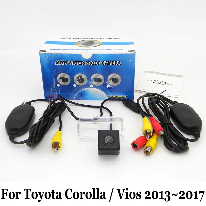 Auto Rear View Camera For Toyota Corolla Vios 2013 2017 RCA AUX Wire Or Wireless HD