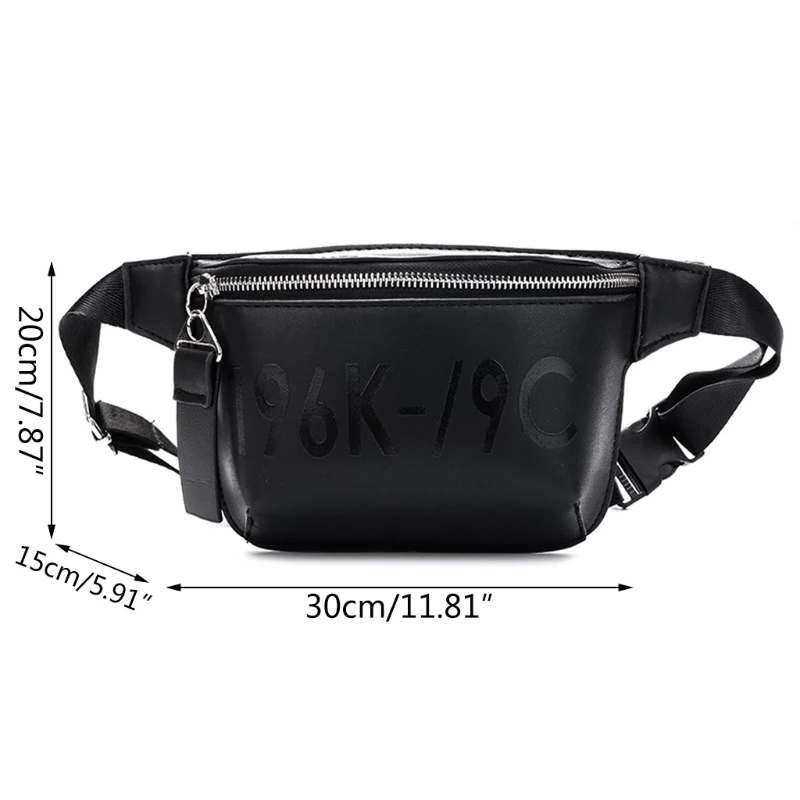 2018 черная кожа Fanny PU талии пакет Для женщин сумки модные дизайнерские Пояс женская сумка