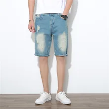 Шорты Джинсы мужские х/б мужские шорты летние мужские новые джинсовые шорты джинсы tide шорты hommes