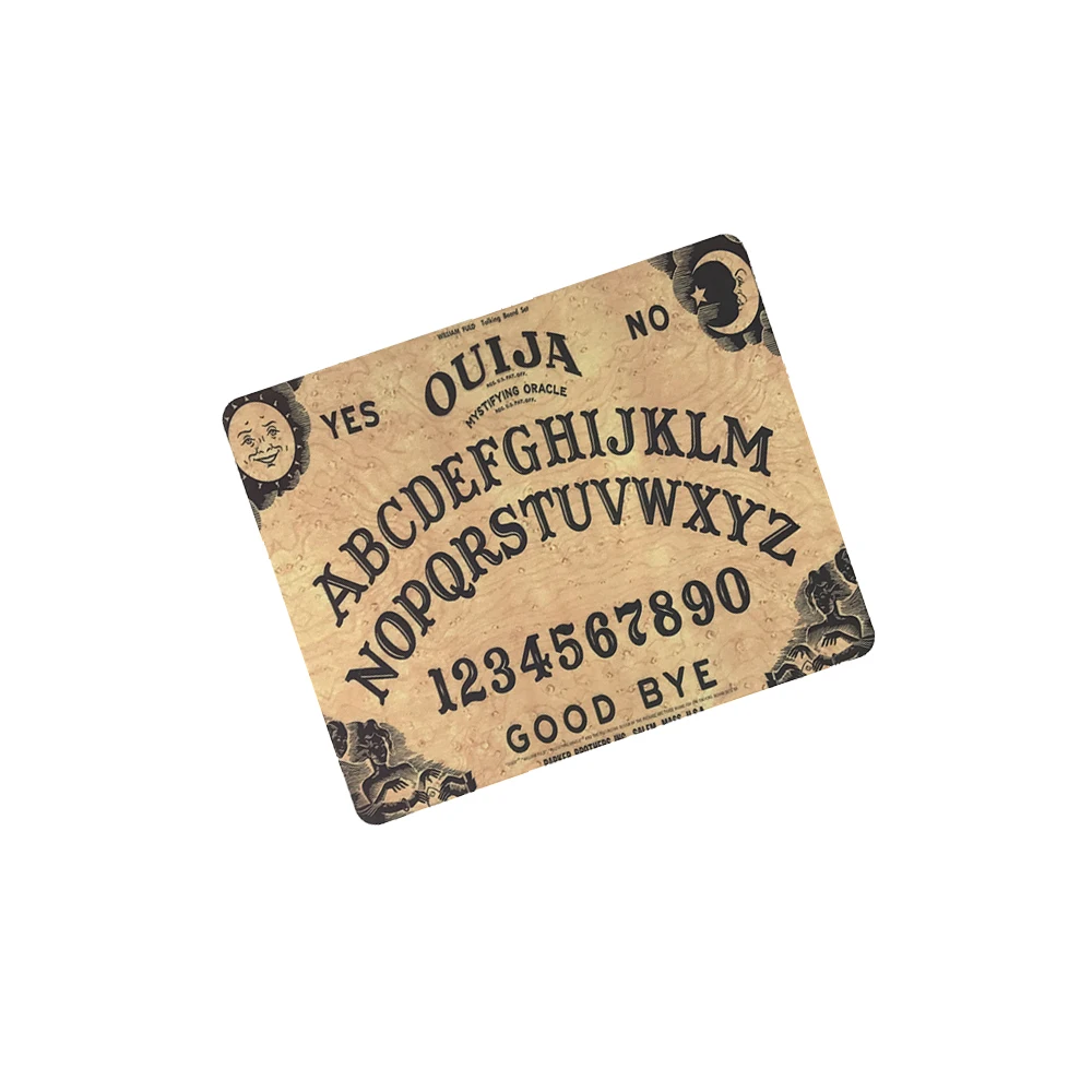 Top Selling Luxury Printing Ouija Board Custom Skin Non Slip Durable Rubber Mousepad for PC Optical Mouse