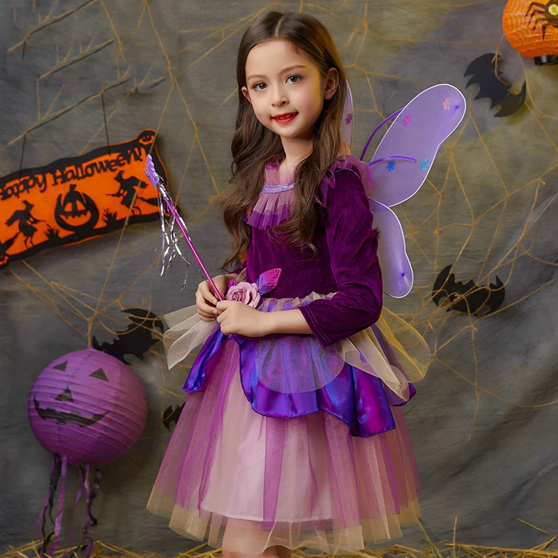 Детские костюмы для Хэллоуина платье костюмы для костюмы Платье для принцессы