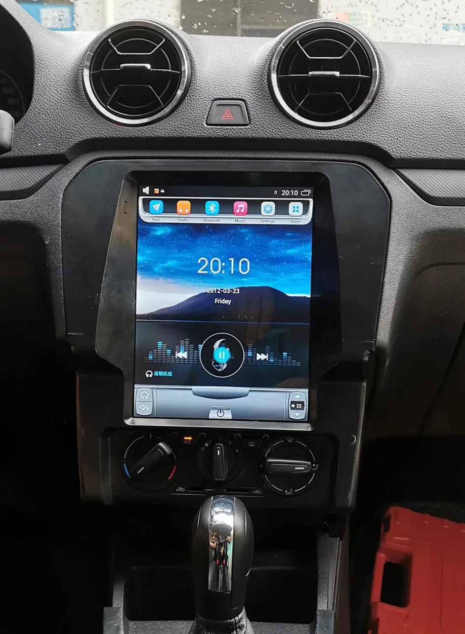 Perfect 9.7" Tesla Vertical Screen Android Car Radio Audio Sat Nav Head Unit for VW Volkswagen Jetta 2013 2014 2015 2016 2017 2018 2019 1