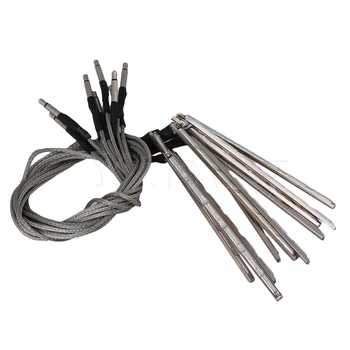 

Yibuy 10 Pieces Sensitive Piezo Folk Guitar Saddle Pickup with 3/4" Length