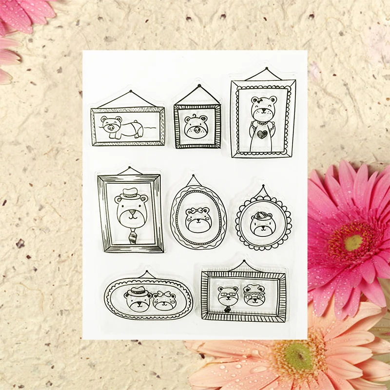 

Bear Scrapbook DIY photo card rubber stamp the clear stamp transparent stamp T-0176 free shipping