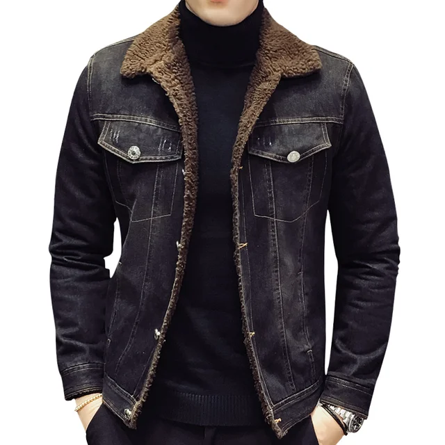 2017 Men Fashion Denim Jackets Autumn 