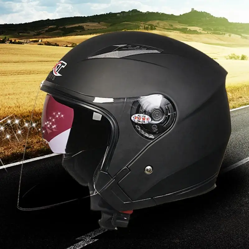 

Unisex Motorcycle Ski Helmet Full Face Anti-UV Electrombile Motorbike Road Bike Helmet Mask Pinlock Visor