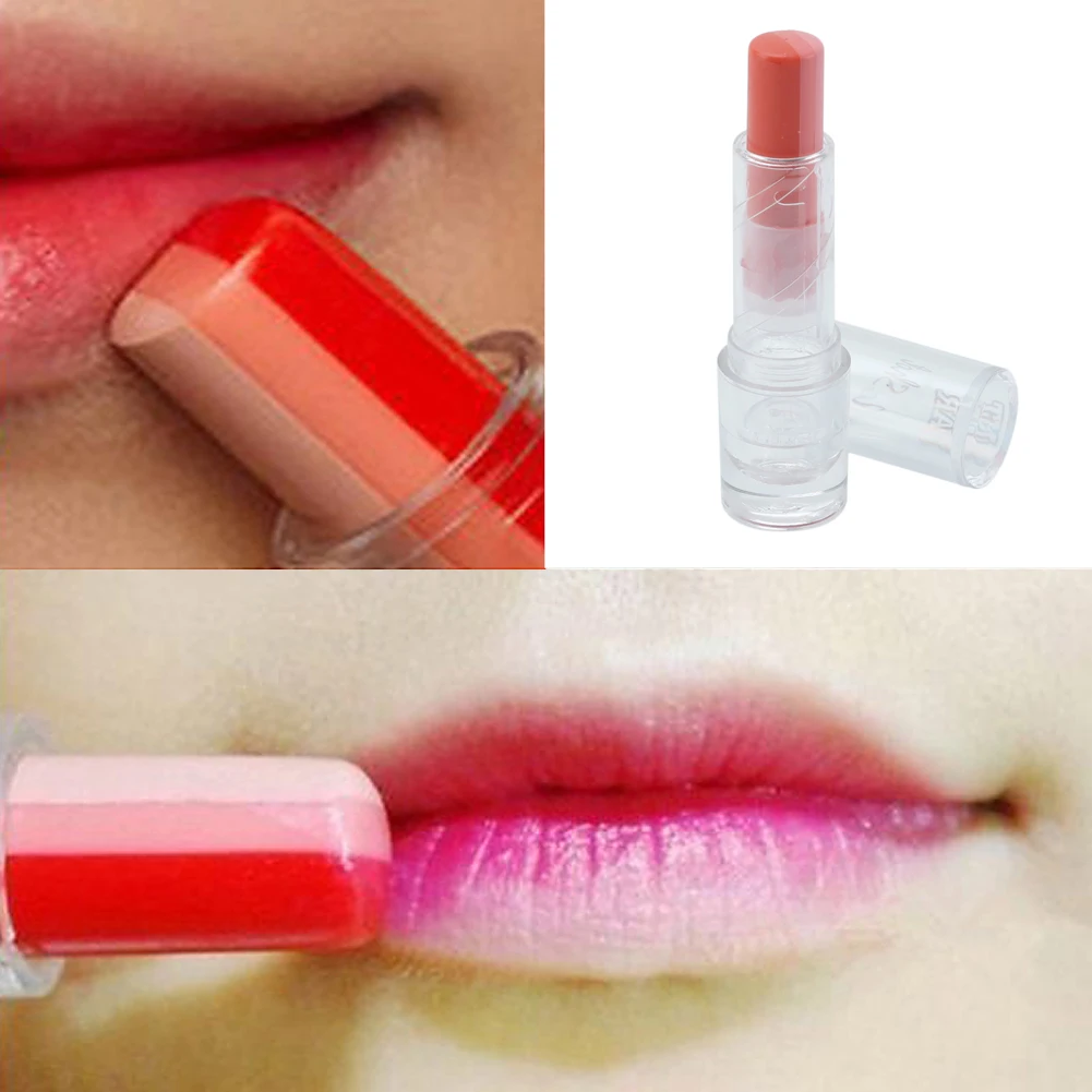 

Hot Selling Korean Style Lipstick Magic Three-Color Gradient Lip gloss Lip Stick Lip Balm Cosmetics Makeup Accessories Lip Balm