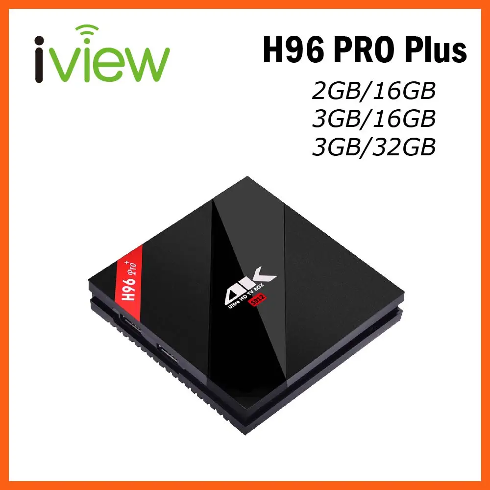 

Amlogic S912 Octa Core Android TV Box 4K Ultra HD H.265 Built-in WiFi 2.4GHz/5.8GHz BT4.1 1000M Ethernet Android 7.1 H96 Pro+