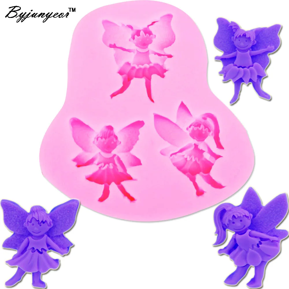 Byjunyeor M067 Angel Butterfly Silicone Mold Fondant Chocolate Candy
