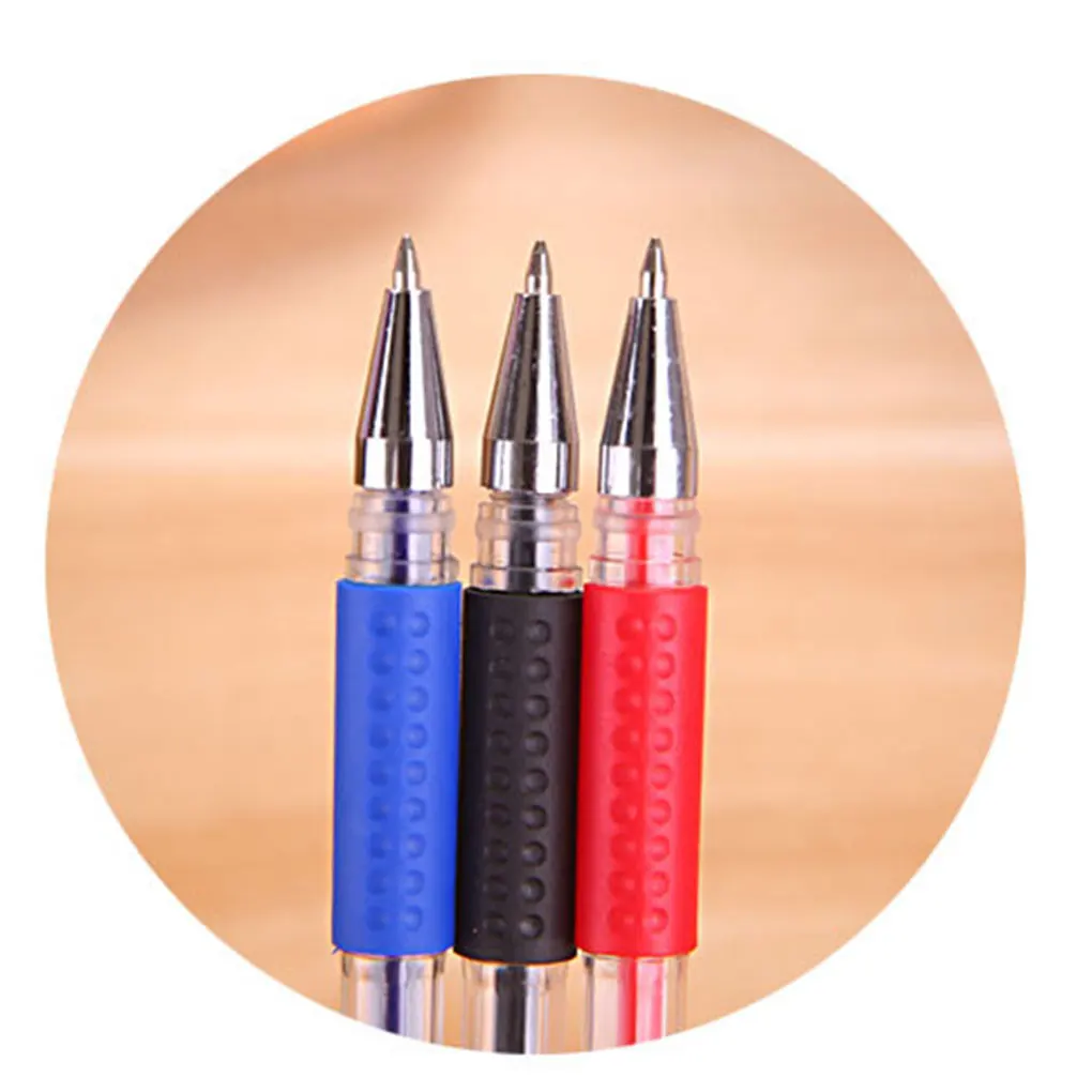 12 шт. 0,5 мм Гелевая Ручка-роллер набор труб синие/черные/красные чернила цветные книги Рисование авторучки