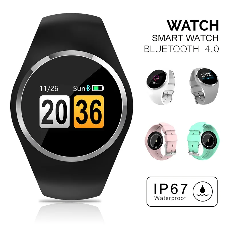 

Unisex Intelligent Smart Watch Heart Rate Sleep Fitness Tracker Smart Wristband Blood Pressure Bracelet for IOS Android Phone