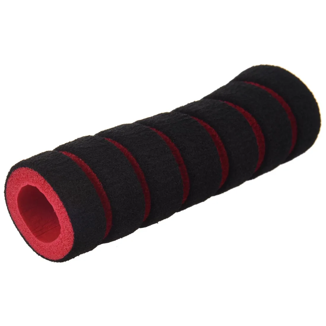 

3 Pcs of (2 pcs Bike Bicycle Anti Slip Sponge Handlebar Grip Black Red)