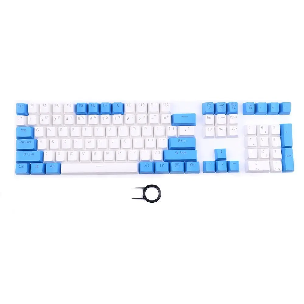 PBT Keycaps Backlit Top Print 108Keys Cherry MX Key Caps For Tenkeyless