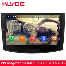 KLYDE 10,1 «4G Octa Core Android 8 4G B Оперативная память + 32 ГБ DVD мультимедиа плеер стерео радио для VW Passat Magotan B6 B7 CC 2012-2015