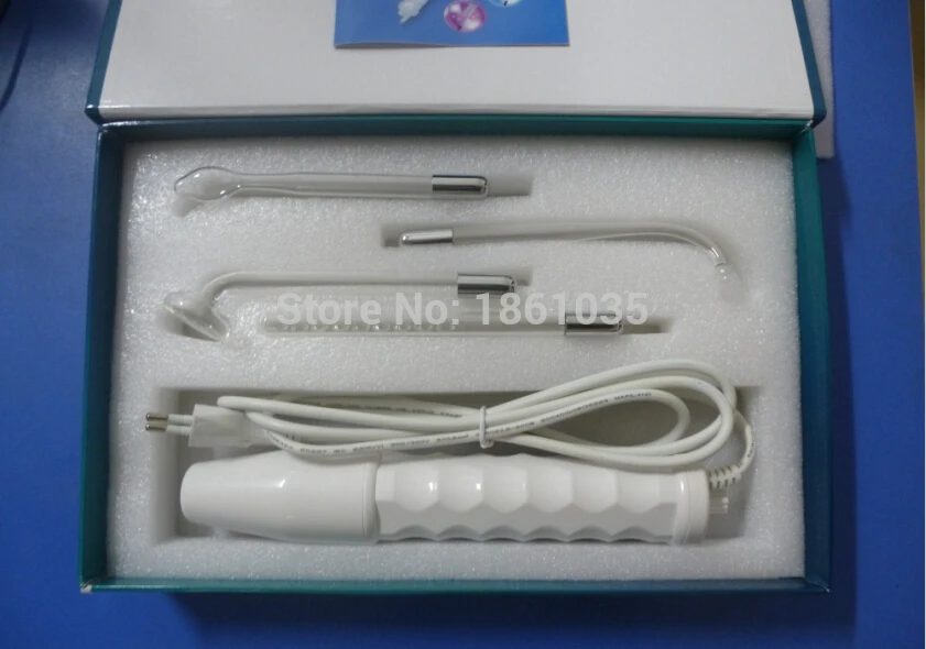 ФОТО 100% Quality assurance!!Portable High Frequency D' Arsonval Darsonval Kit With 4 Violet Ray Electrodes Factory direct sale