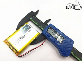 

2pcs/lot 3.7V 1500mAH 604060 Polymer lithium ion / Li-ion Rechargeable battery for DVR,GPS,mp3,mp4