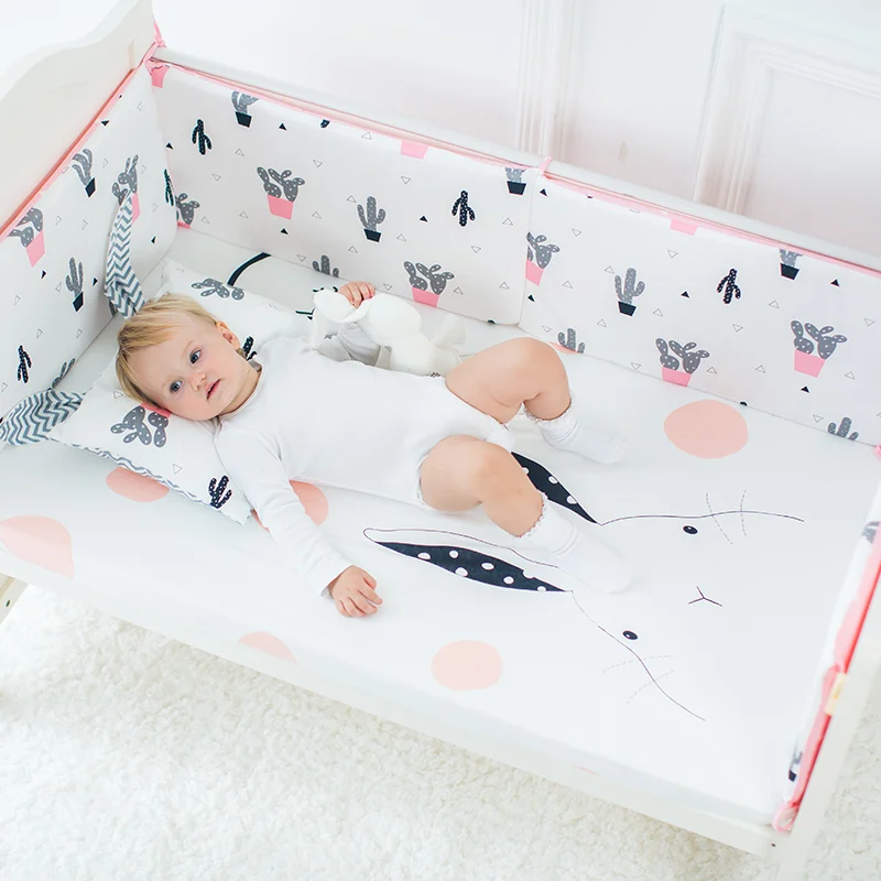 Harga Baby Bed Sheet Katun Murni Crib Kasur Penutup untuk Anak anak Lucu Kartun Pola Bayi Dilengkapi Lembar Kasur Bayi Fotografi Alat Peraga