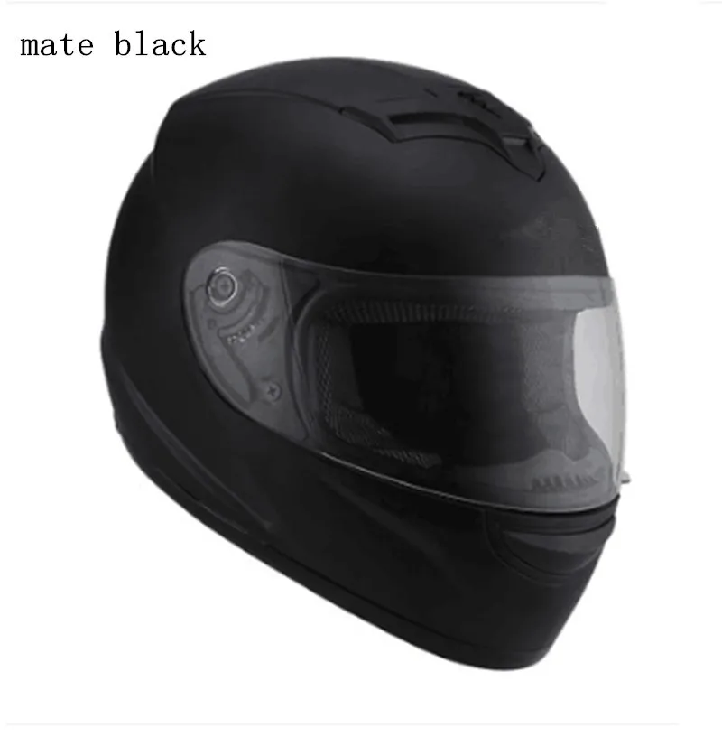 moto rcycle шлем лицо SDU полное лицо шлем Dot moto casco s m l xl XXL - Цвет: matte black