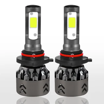

2 X HB3/9005/H10 Car Headlight Bulb Mini6 COB LED 30W 3000LM DC 9V-36V IP68 Waterproof 6000K Cold White 6063 Aluminum SUV RV HID