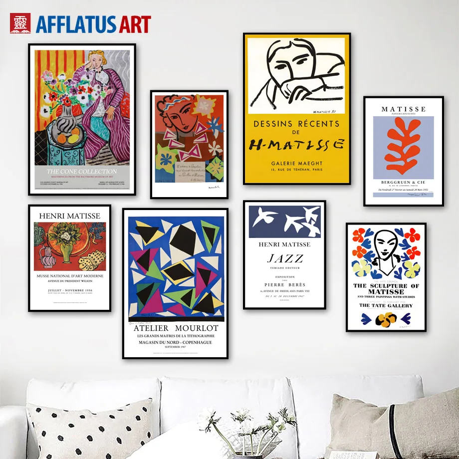 

Colorful Abstract Character Geometric Wall Art Canvas Painting Nordic Posters And Prints Wall Pictures For Living Room Decor